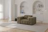 Sofaset Designersofa CHANTAL 3-1-1 in Stoff Moly Grün Bild 2