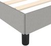 vidaXL Polsterbett, Stoff, 25,0 cm, Hellgrau, 120x190 cm Bild 5