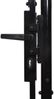 vidaXL Gartentor Woerden Stahl 1x4 m Schwarz 144362 Bild 4
