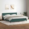 vidaXL Boxspringbett mit Matratze Dunkelgrün 180x220 cm Samt 3316464 Bild 3