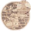Juteteppich - Alistair 200 x 200 cm - braun - rund Bild 3