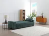 Vente-unique - FINORO Sofa Samt Grün - B 95 cm x H 90 cm x L 230 cm Bild 2