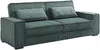 Vente-unique - FINORO Sofa Samt Grün - B 95 cm x H 90 cm x L 230 cm Bild 3