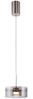 LED-Pendelleuchte MONDO Karena 20 cm, Glas, Metall, Silber, 20 x 180 x 20 cm Bild 1