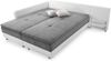 Ecksofa-Dauerschläfer Doppelbett Federkern Bettkasten Couch in Hellgrau Weiß Bild 5