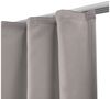 Beautissu Vorhang 2er Set Thermovorhang Gardine Grau Amelie TK, 140x245cm, Vorhang isolierend Kälte- & Hitzeschutz Universalband Verdunkelnd Bild 2