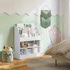 Woltu Kinderregal, 1-tlg, weißes Bücherregal Montessori, mit 6 Fächern, 83x100x30 cm Bild 4