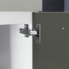 SONNI Badmöbel-Set SONNI Badmöbel Set mit Waschbecken mit Unterschrank und Spiegel, Badezimmermöbel 2-teilig 60cm für kleine Bäder Bild 3