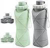 Mutig Trinkflasche 2 Stück Trinkbecher,Silikon Klappbarer Faltbarer Wasserbecher Bpa-Frei, Tragbarer Reise Hitzebeständig Outdoor Faltbarer Becher für Picknick Bild 1