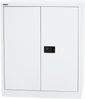 Bisley 'Universal' Flügeltürenschrank, Verkekrsweiß, 100 x 40 x 91,4 cm, 1 Fachboden Bild 2