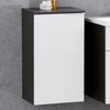 FACKELMANN KARA Unterschrank 41 cm breit, Weiß/Anthrazit, Türanschlag rechts Bild 2