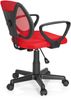 hjh OFFICE Kinderdrehstuhl KIDDY CD Stoff Rot Bild 5