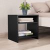vidaXL Nachttische 2 Stk. Schwarz 40 x 30 x 40 cm Spanplatte [800012] Bild 2
