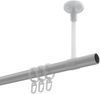Gardinenstangen-Set Sonette Elanto 240 cm (geteilt in 2 x 120 cm), 1-läufig, 20 mm Ø Weiß Bild 3