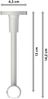 Gardinenstangen-Set Sonette Elanto 240 cm (geteilt in 2 x 120 cm), 1-läufig, 20 mm Ø Weiß Bild 2