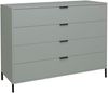 Kommode Erna 119x45x102 Pinie Green matt Lack 14722-Q Bild 2