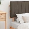 vidaXL Bettgestell mit gepolstertem Kopfteil Taupe 75 x 190 cm 877532 Bild 3