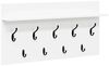 vidaXL Wandmontierter nachttisch Weiß 80 x 40 x 12 cm Holzwerkstoff 874435 Bild 2