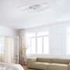Leuchten Direkt LED Deckenleuchte mit 3 dimmbaren LED Rechtecken inkl. Fernbedienung 82 x 50 cm silber 14150-55 Stahl Bild 3