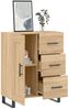 vidaXL Sideboard Sonoma-Eiche 69,5x34x90 cm Holzwerkstoff 830287 Bild 4