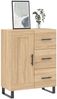 vidaXL Sideboard Sonoma-Eiche 69,5x34x90 cm Holzwerkstoff 830287 Bild 3