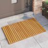 vidaXL Badematte Uni Braun 80 x 50 cm Holz 42025256 Bild 3
