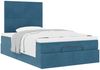 vidaXL Ottoman-Bett mit Matratzen Dunkelblau 120x190 cm Samt 3313389 Bild 5