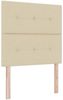vidaXL Boxspringbett mit Matratze mit Kopfteil Creme 190 x 90 cm Stoff 3340730 Bild 4
