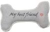DAVID FUSSENEGGER Hundematte Kissen gefüllt Silvretta 'my best friend' 20 x 40 cm Filz - Grau Bild 4