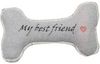 DAVID FUSSENEGGER Hundematte Kissen gefüllt Silvretta 'my best friend' 20 x 40 cm Filz - Grau Bild 3