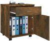 vidaXL Rollschrank Räuchereiche 45x38x54 cm Holzwerkstoff 815963 Bild 4
