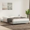 Doppelbett, Bettgestell Modernen ohne Matratze Hellgrau 160x210 cm Samt d2544e Bild 3