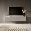 Selsey Veldio TV-Hängeboard, Melamin, Beige, 140 cm Bild 2