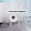 Extra Breiter Transparenter Duschvorhang 240x200 Wasserdicht Antischimmel 3D Bild 3