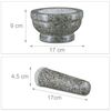 Granit Mörser mit Stößel 17 cm Bild 4