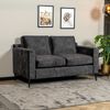 Bronx71 Samt Sofa 2-Sitzer Florida anthrazit Bild 4
