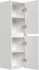 Badezimmer Hochschrank 112cm Softclose Taifun Wandmontage weiß Hgl : Weiss hochglanz Bild 2