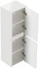 Badezimmer Hochschrank 112cm Softclose Taifun Wandmontage weiß Hgl : Weiss hochglanz Bild 4