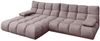 KAWOLA Sofa VIVIEN Ecksofa Velvet roségrau Longchair links 85 x 178 x 290 cm Bild 3