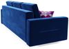 Sofa 3-Sitzer BELMIRA mit Schlaffunktion Blau Bild 3