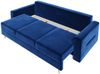 Sofa 3-Sitzer BELMIRA mit Schlaffunktion Blau Bild 5