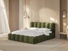 Micadoni Stauraumbett mit Kopfteil Lupine Boucle Baloo Dunkel-Olivgrün 140x200 Bild 5