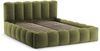 Micadoni Stauraumbett mit Kopfteil Lupine Boucle Baloo Dunkel-Olivgrün 140x200 Bild 2