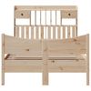 vidaXL Massivholzbett ohne Matratze 135x190 cm Kiefernholz 3323392 Bild 4