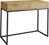 AX LIVING Schminktisch Lortie 80 cm Wotan Eiche schwarzes Gestell Bild 2