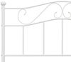 vidaXL Bettgestell Weiß Metall 120x200 cm [284518] Bild 5