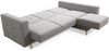 robin 'Hilton' Ecksofa mit Bettkasten und 2 Kissen, Schaumstoff silber, 225 x 158 x 100 cm Bild 4