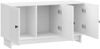 vidaXL TV-Schränk Hochglanz Weiß 99 x 34,5 x 50 cm Holzwerkstoff 894029 Bild 3