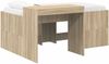 vidaXL Hochbett mit Schreibtisch für Kinder Sonoma-Eiche Holzwerkstoff 3422669 Bild 2