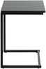 Beistelltisch >52593< in schwarz, MDF, Metall - 33x60x35cm (BxHxT) Bild 4
